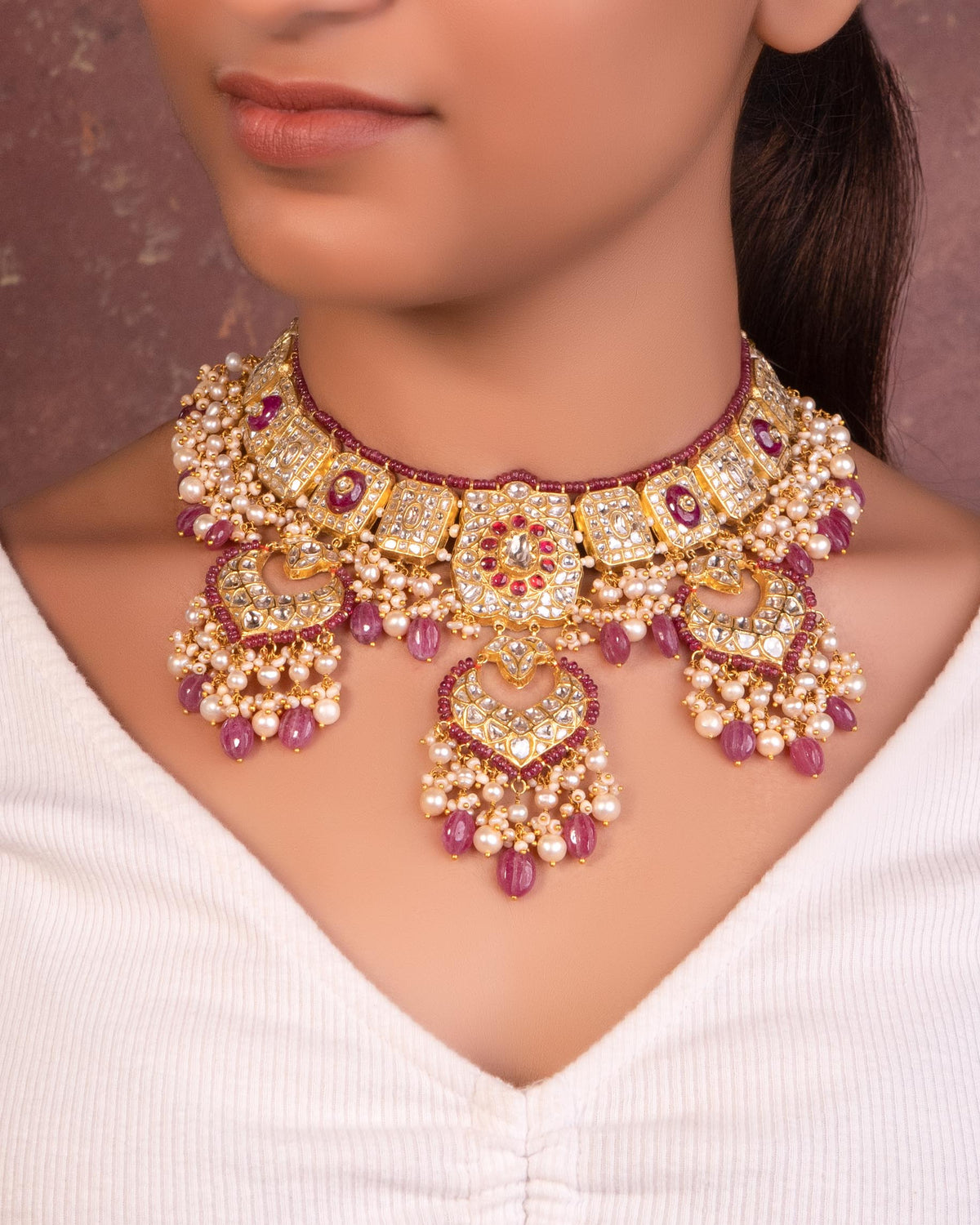 Sharon Polki Necklace