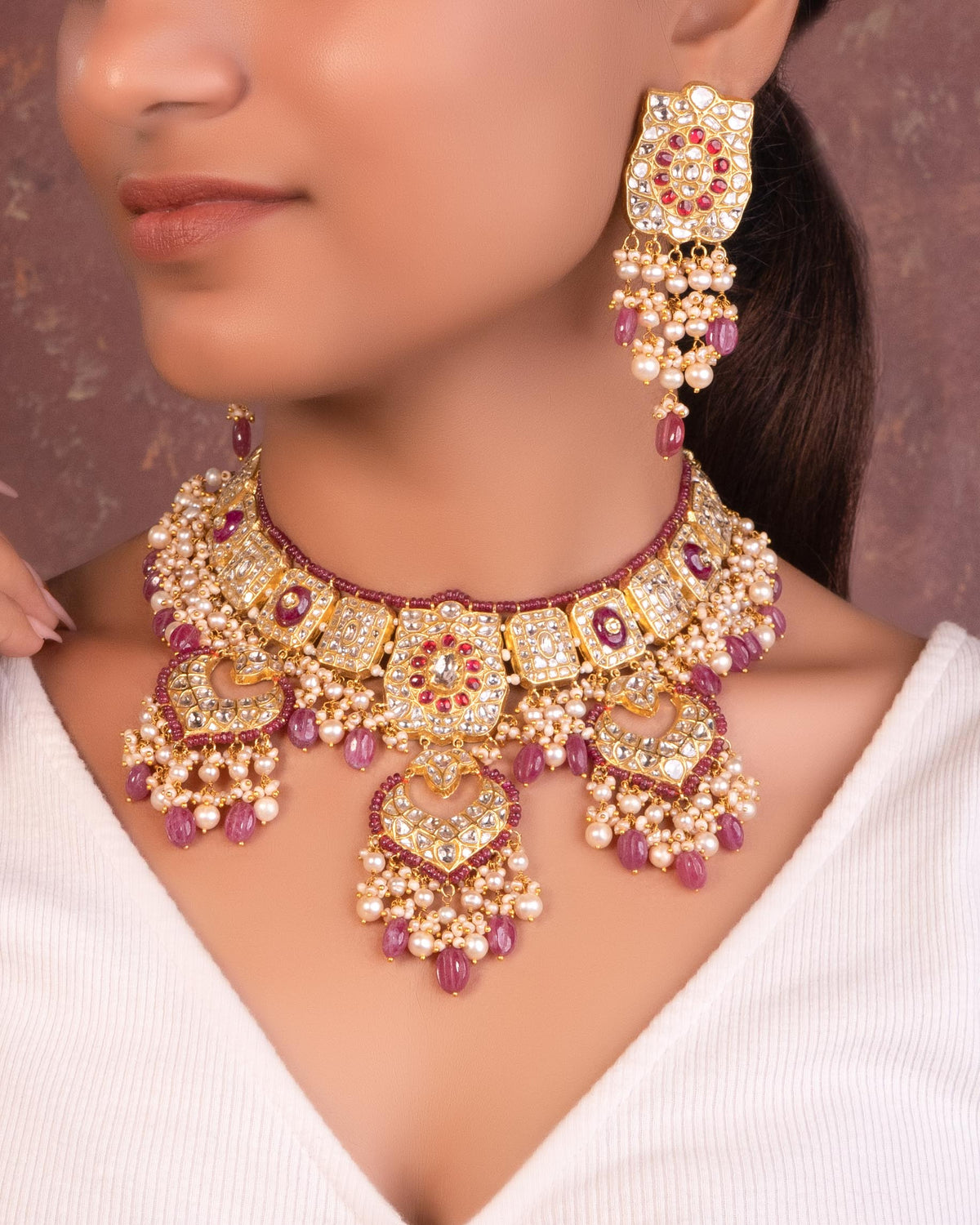 Sharon Polki Necklace