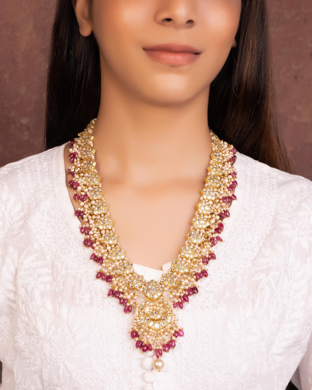 Puja Polki Long Necklace