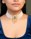 Kaniya Polki Bead Choker