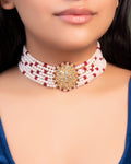 Vinayaki Polki Bead Choker