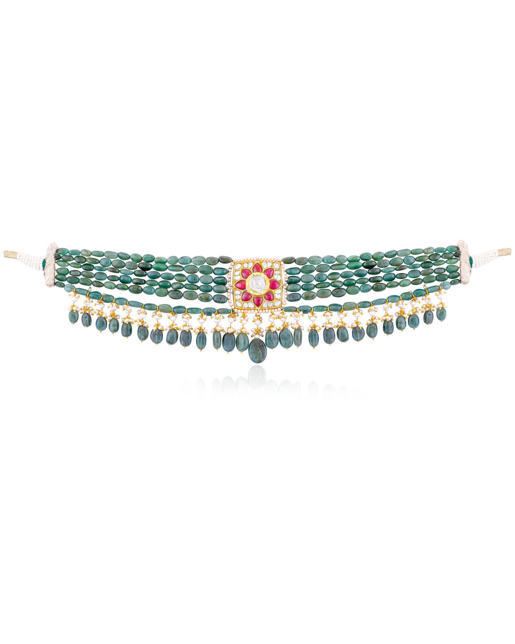 Lyra Polki  Bead Choker