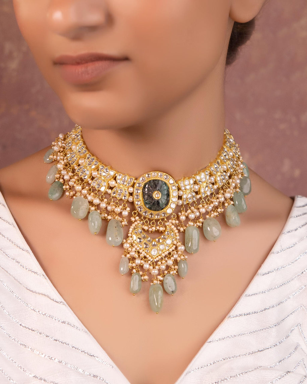 Shehnaz Polki Necklace