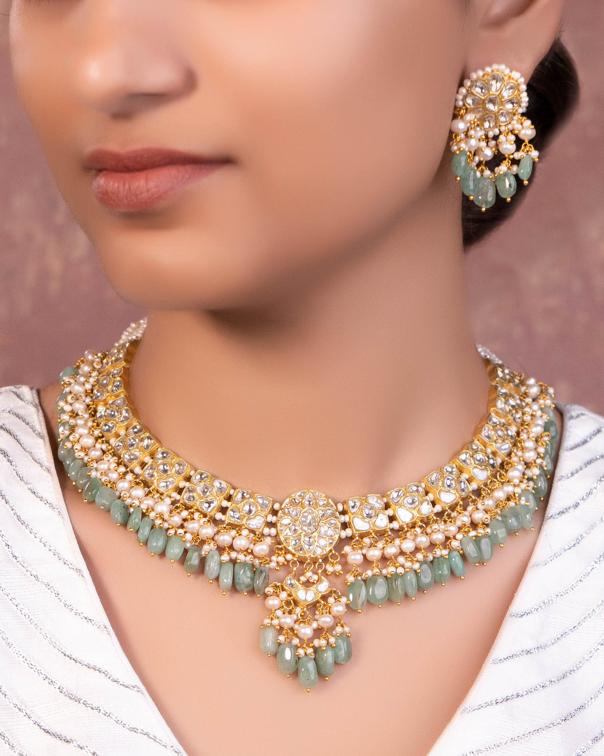 Fareeha Polki Necklace