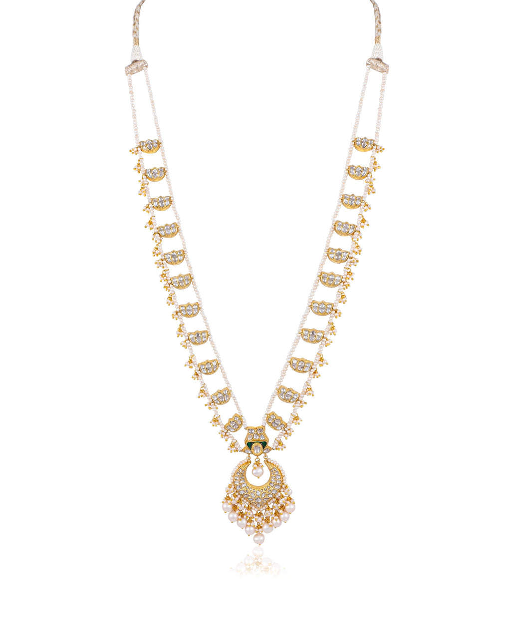 Ritvika Polki Long Necklace