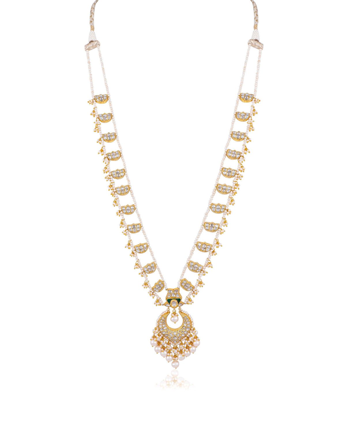 Ritvika Polki Long Necklace