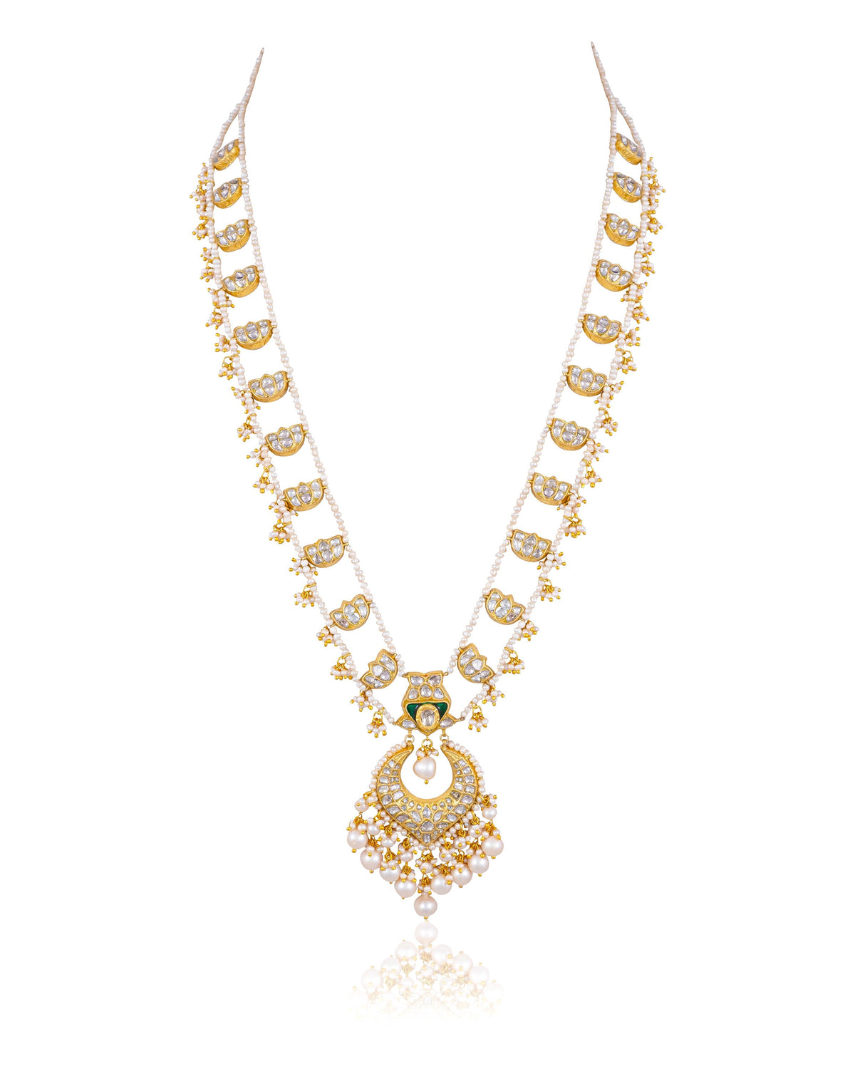 Ritvika Polki Long Necklace