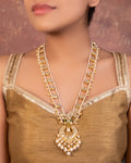 Ritvika Polki Long Necklace