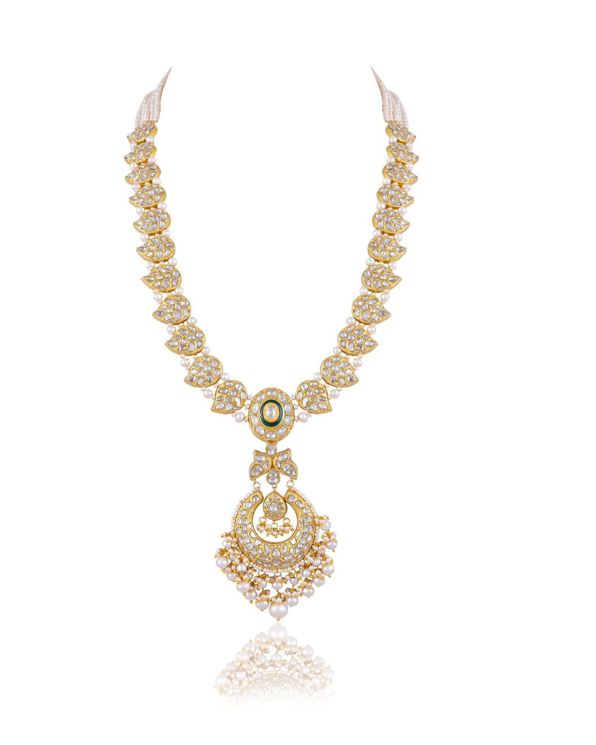 Nigar Polki Long Necklace