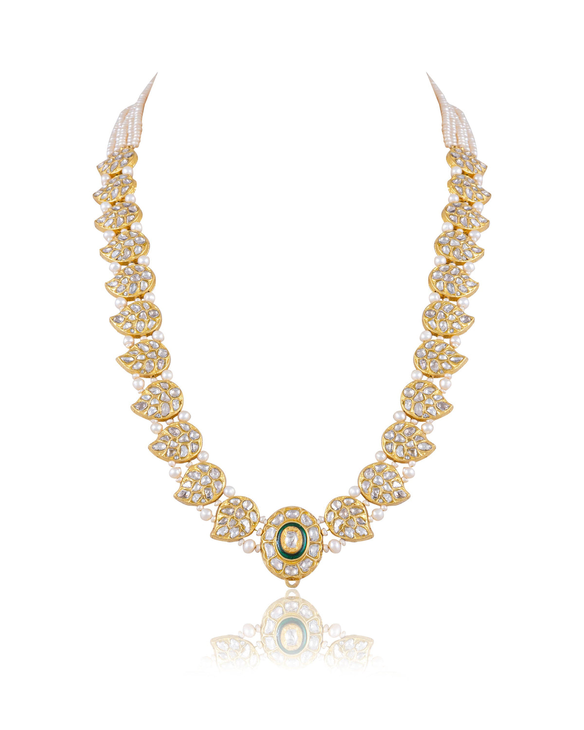 Nigar Polki Long Necklace