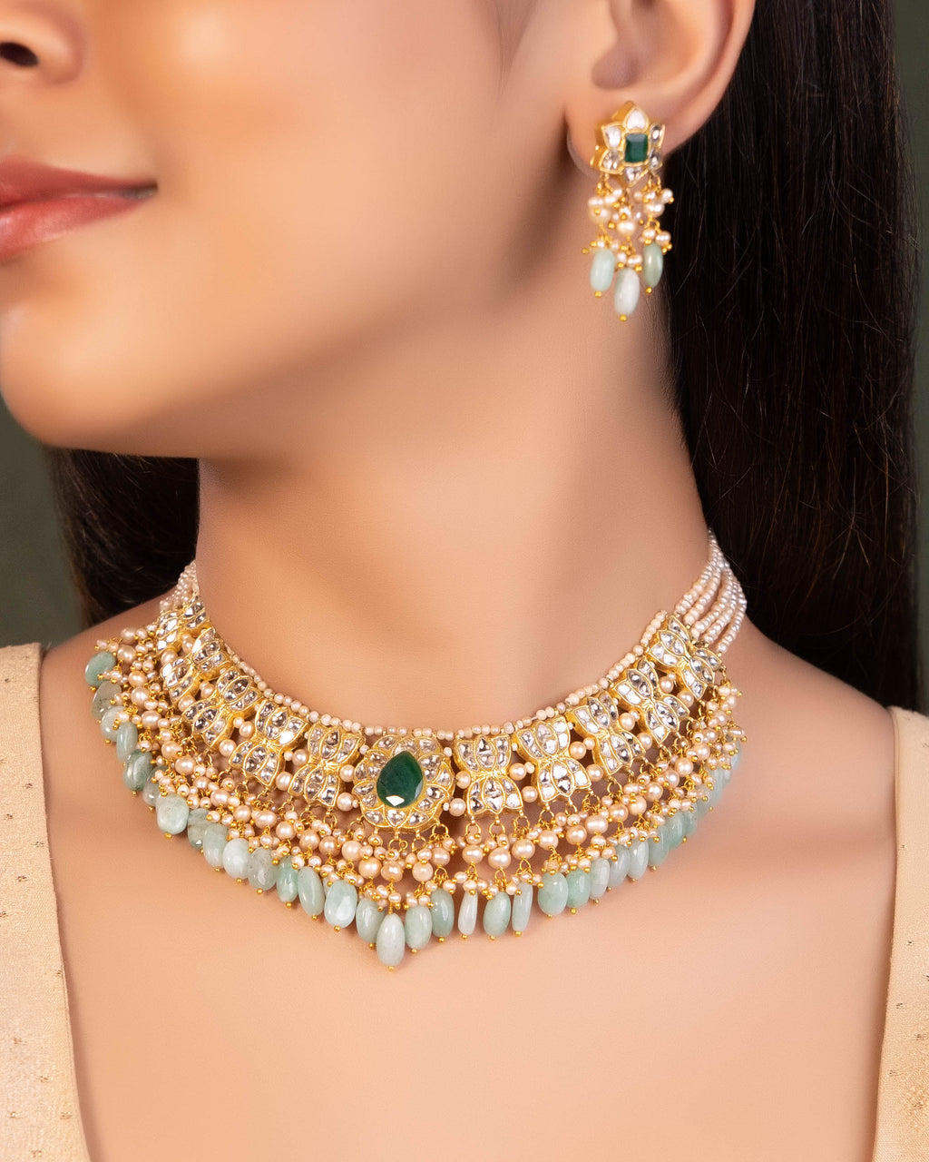 Laiba Polki Necklace