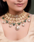 Jager Polki And Diamond Necklace
