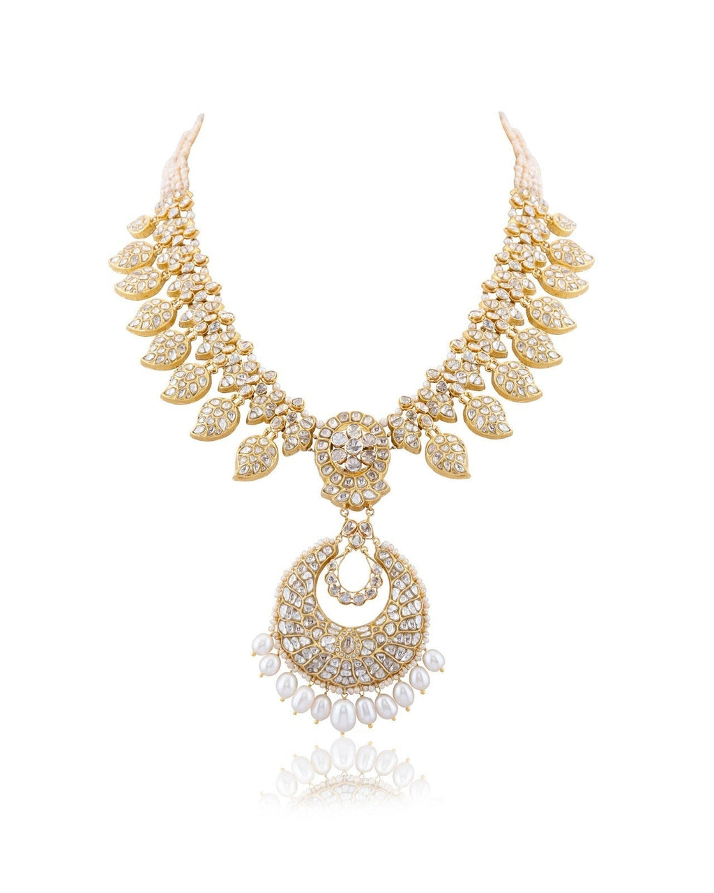 Shaheen Polki Long Necklace