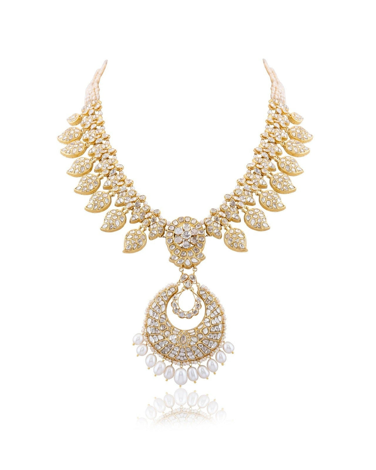 Shaheen Polki Long Necklace
