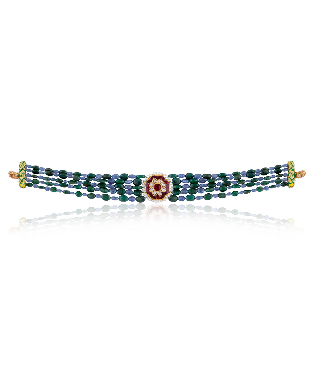 Kaivailya Polki Bead Choker