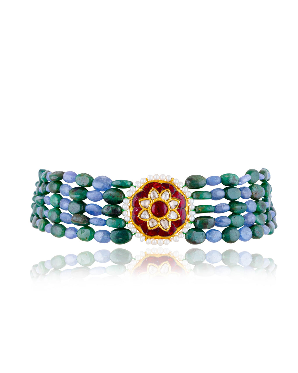Kaivailya Polki Bead Choker