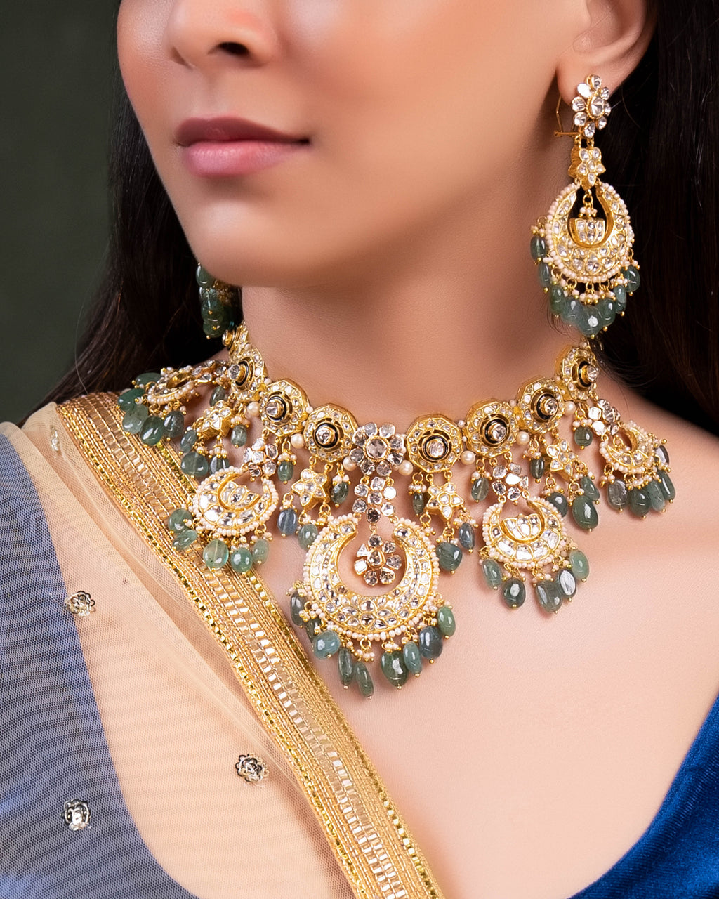 Aishwarya Polki Chandbalis