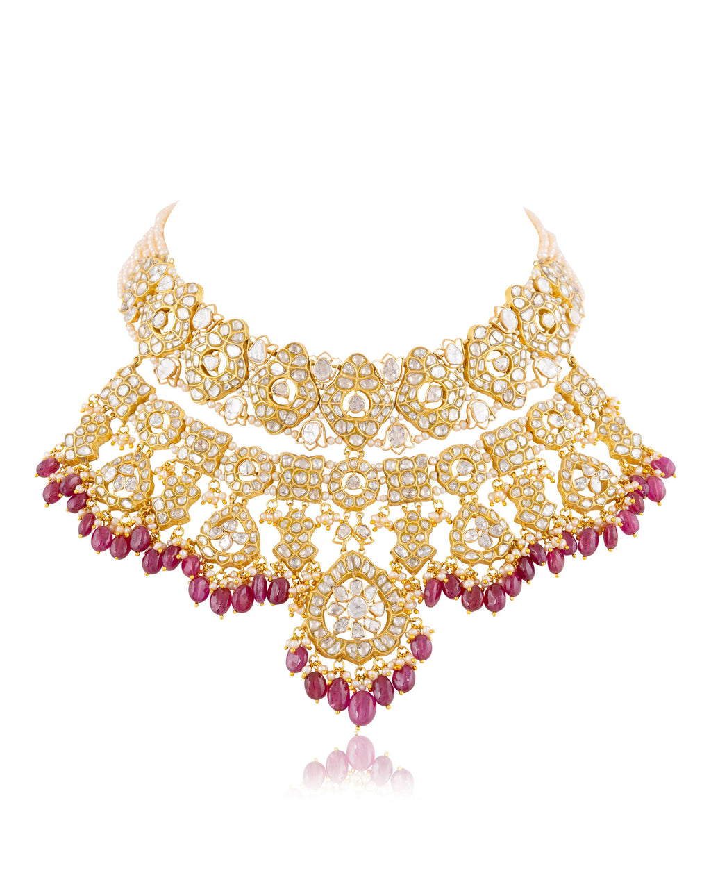 Shefali Shah - Sage Polki Necklace