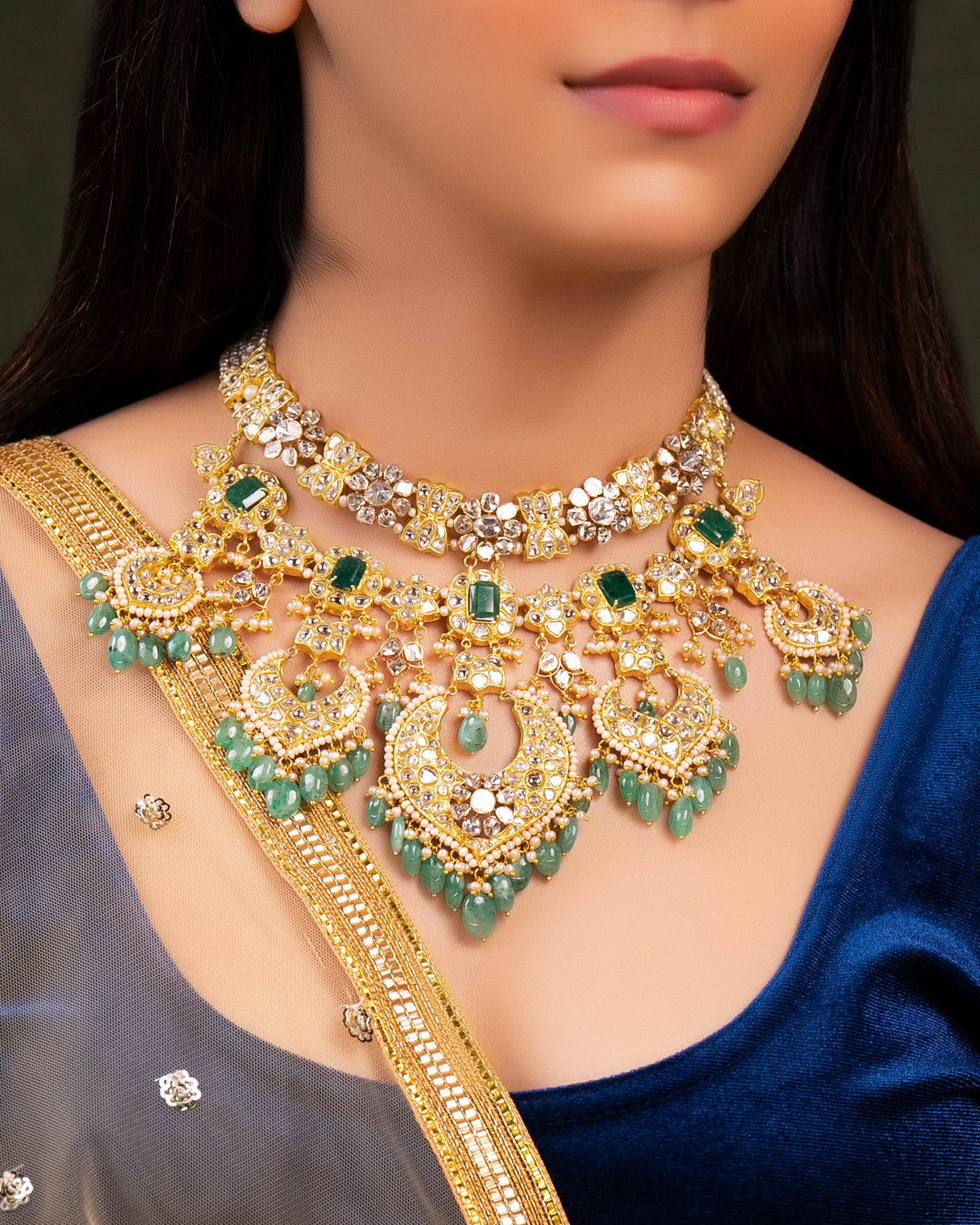 Kiran Bridal Polki Set