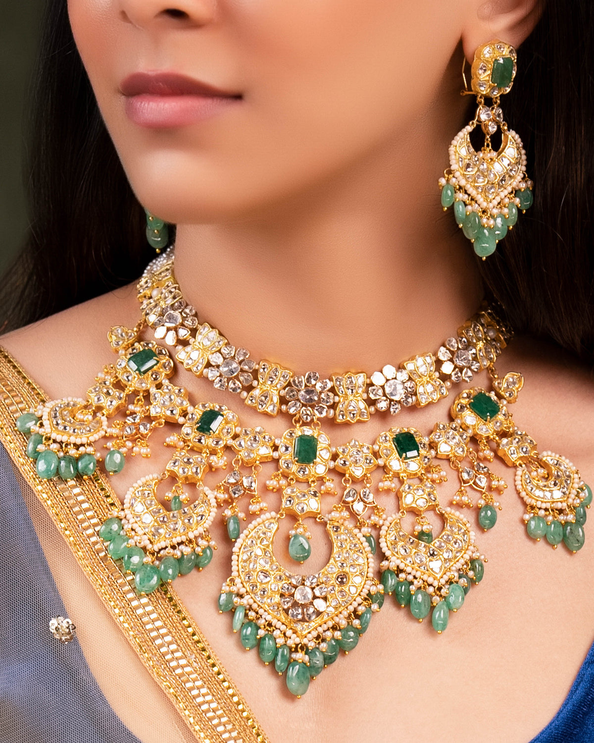 Kiran Bridal Polki Set
