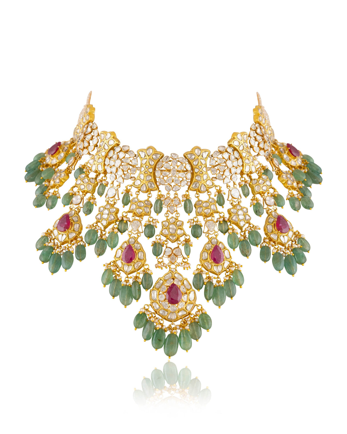 Zeenat Polki Necklace
