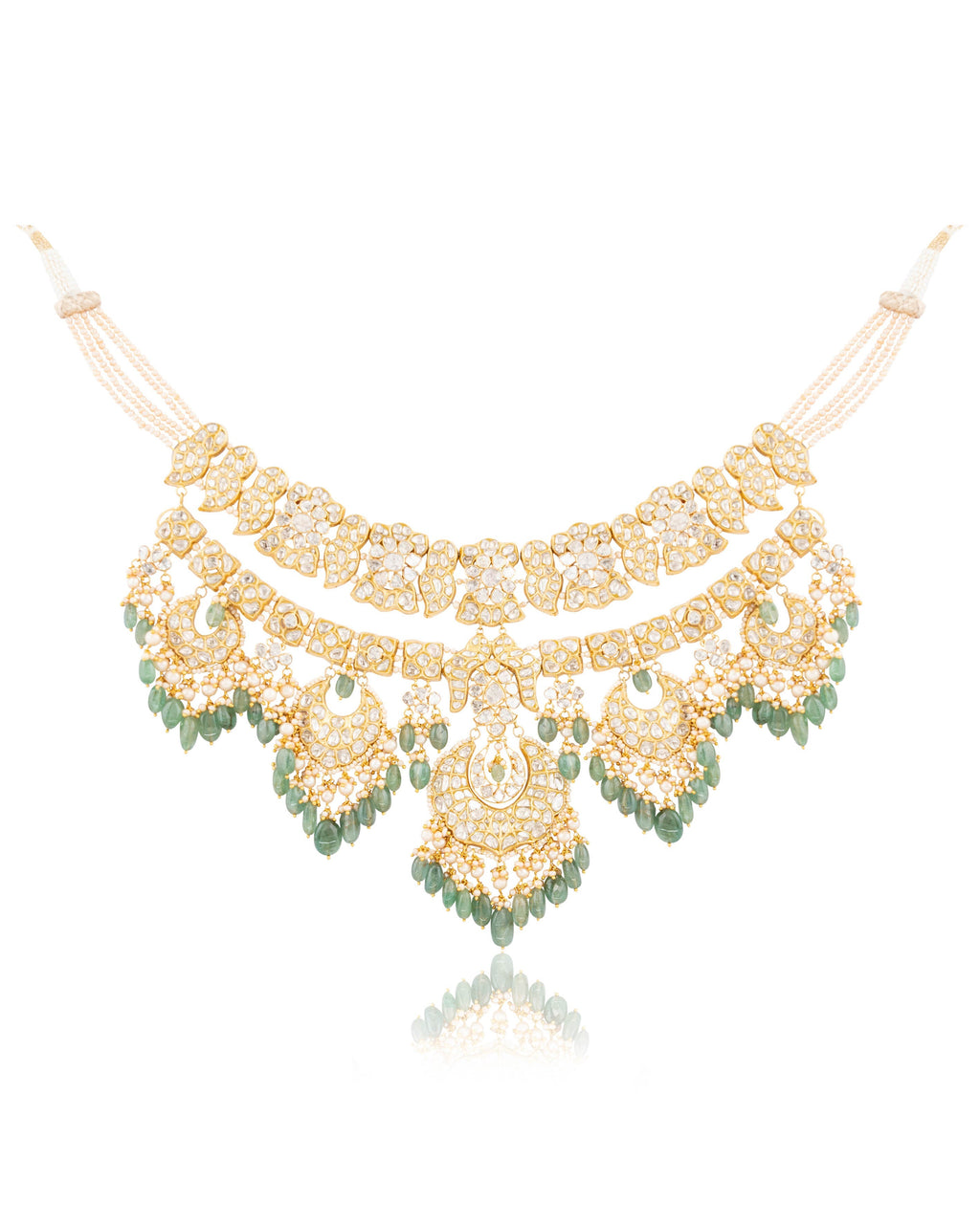 Hina Polki And Diamond Necklace