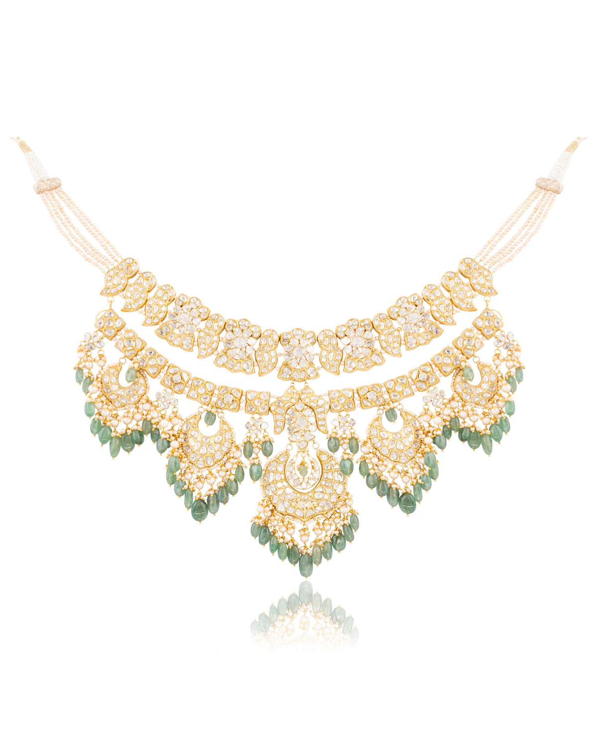 Hina Polki And Diamond Necklace
