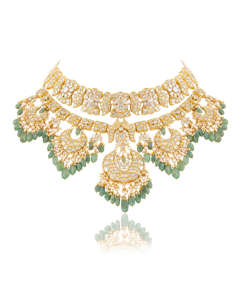 Hina Polki And Diamond Necklace