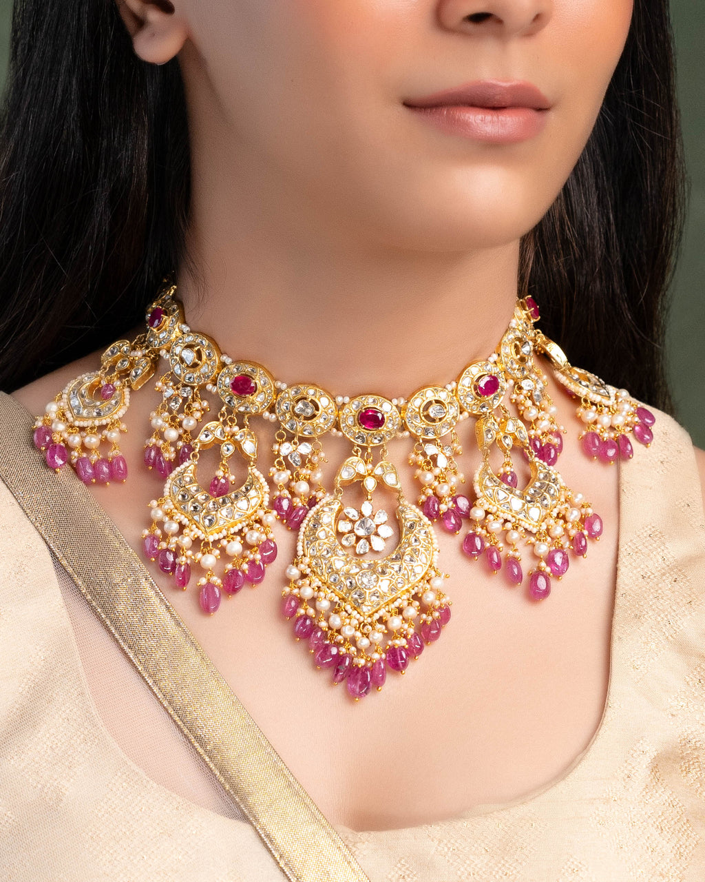 Yami Bridal Polki Set