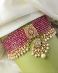 Jignisha Polki Bead Choker
