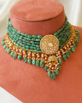 Somi Polki Bead Choker