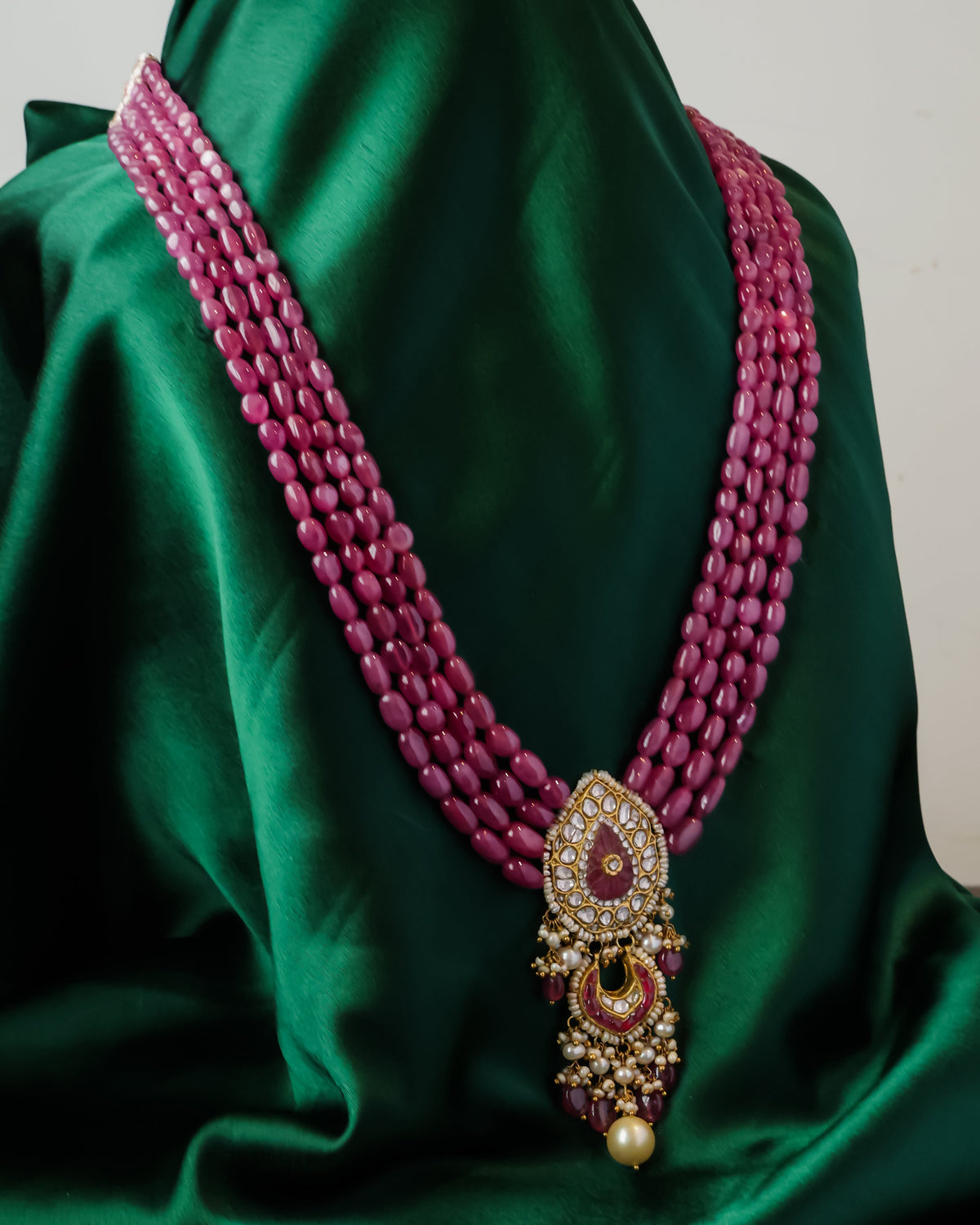 Ikra Polki Bead Pendant