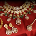 Jager Bridal Polki And Diamond Set